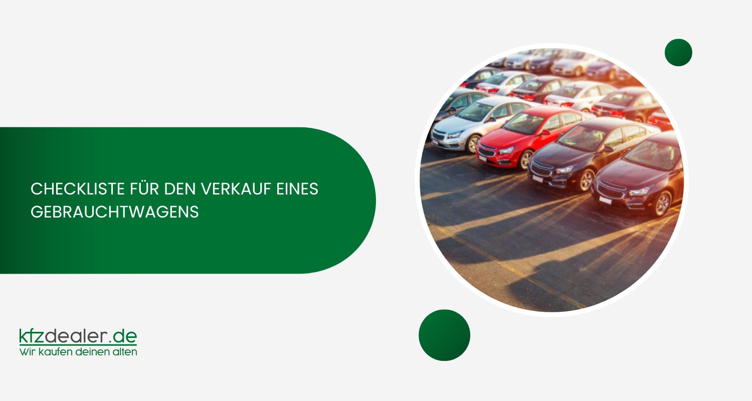 Checkliste für den Verkauf eines Gebrauchtwagens